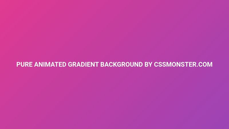 Animated Background Gradient with CSS
