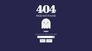 404 Page - Ghost Version