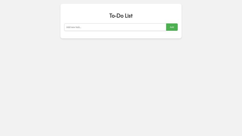 To-Do List Using HTML, CSS, JavaScript
