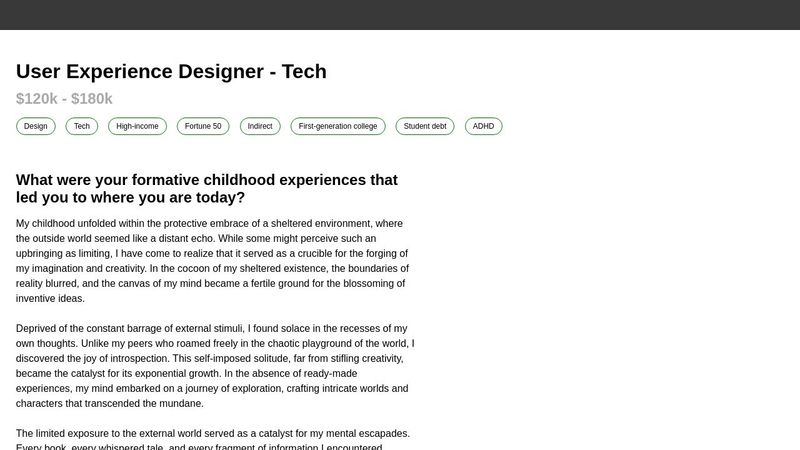 Autobiography website