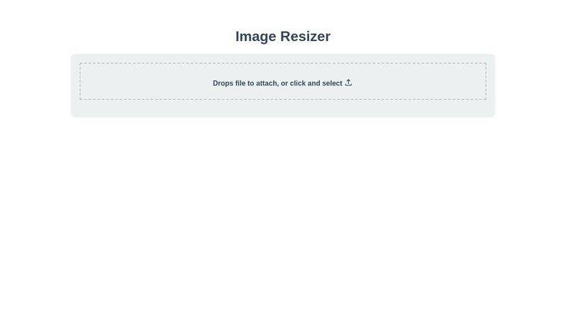 Drag and Drop multiple Image and Resizer