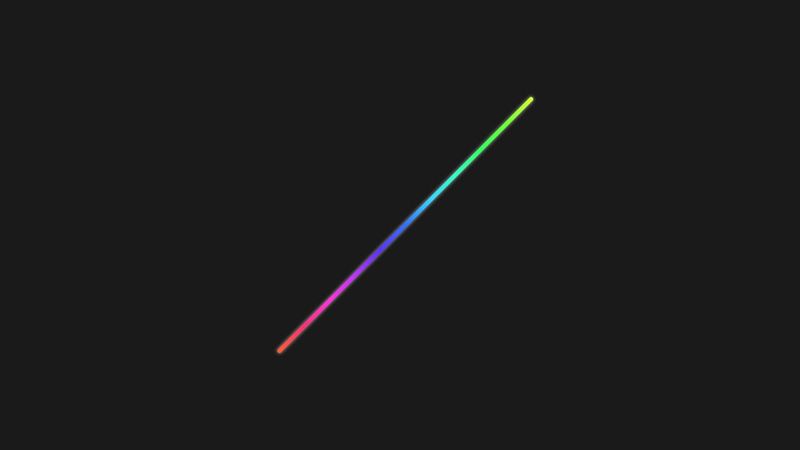 CSS Rainbow gradient mixin and animation