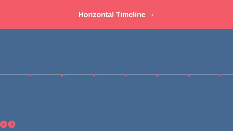 Building a Horizontal Timeline With CSS and JavaScript: 2