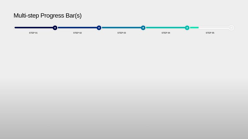 Multi-step progress bar
