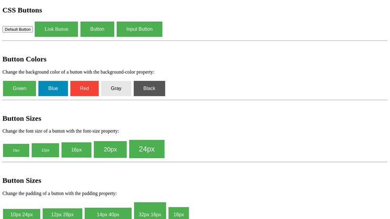 CSS Buttons