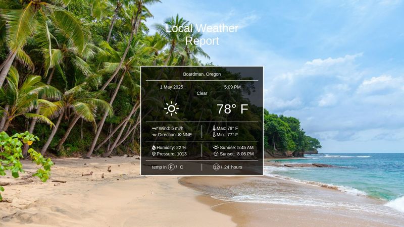 Local Weather Report