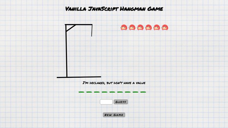 Build A Hangman Game in HTML CSS and JavaScript  Hangman Game in HTML CSS  and JavaScript 