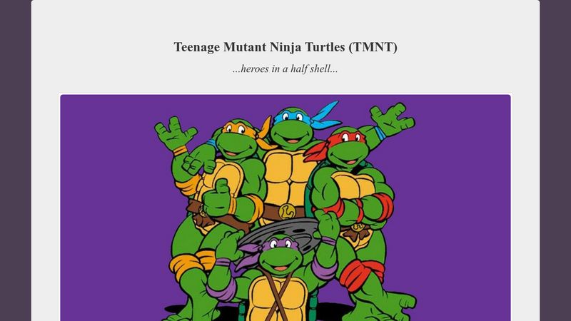 Ninja Turtles Leo Mikey Raph Donnie SVG - Teenage Mutant Ninja