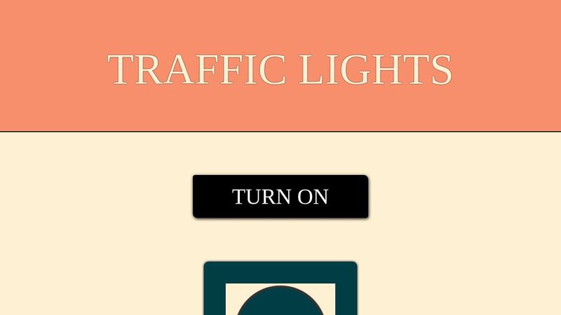 Traffic Lights with CSS & jQuery