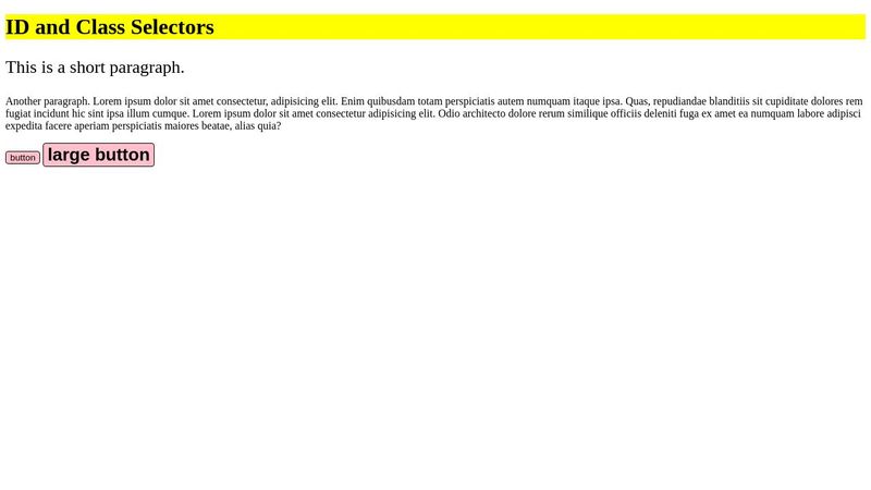 02_07 and 02_08 ID and Class selectors