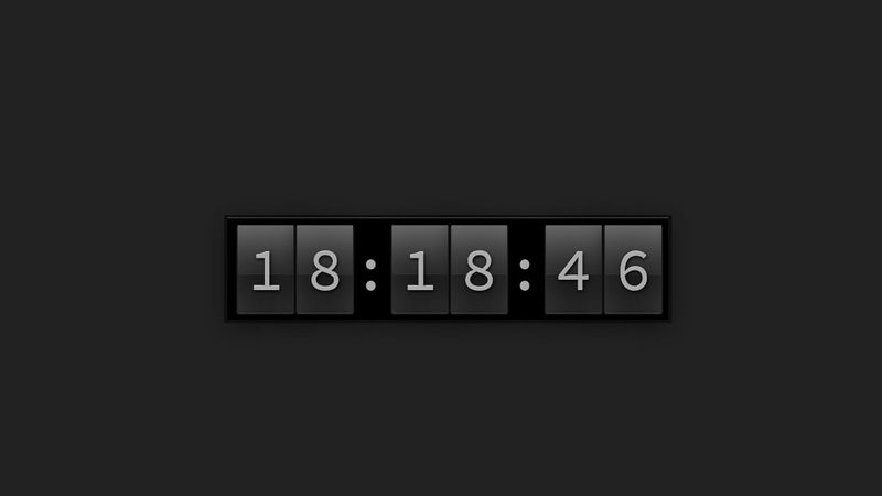simple JS clock