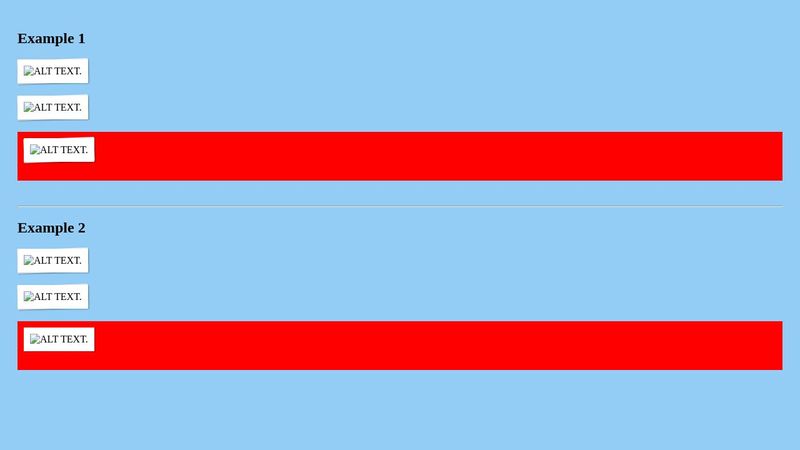 CSS Stacked images effect