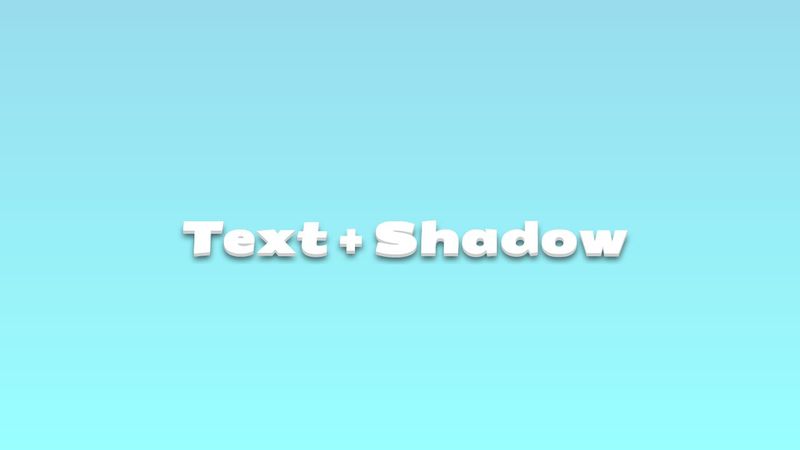 text shadow css