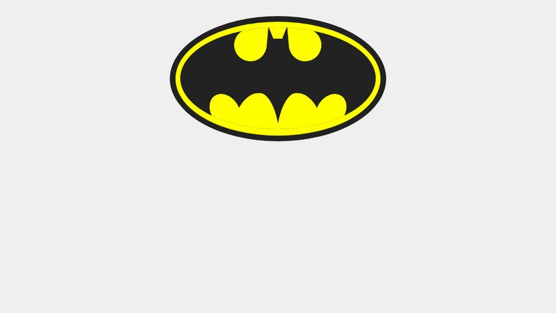 1989 Batman logo in CSS