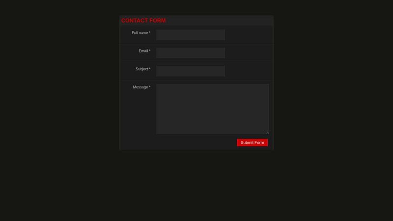 Simple elegant html and css form