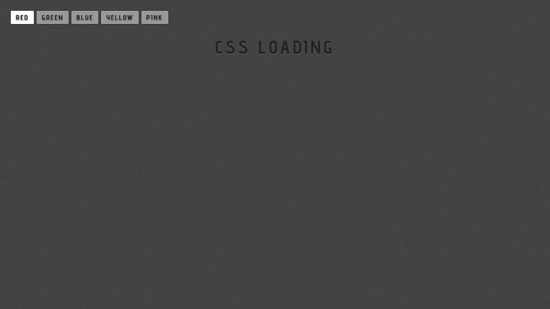 CSS Loading animation.