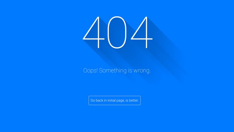 404 not found page