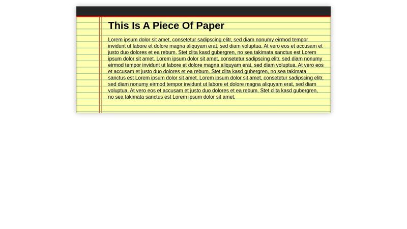 CSS Paper