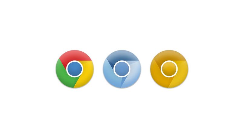 Google browser icon set in Pure CSS