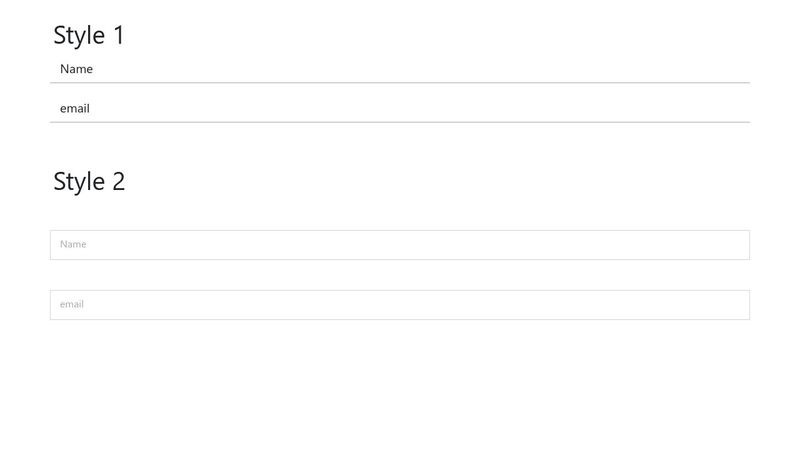Bootstrap 4 label experiments