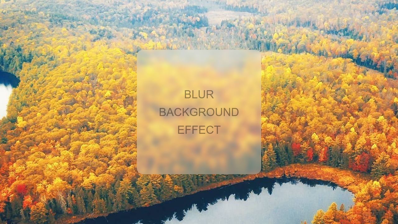 CSS Blur Background Effect