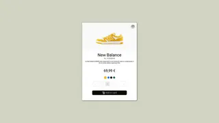 Implement Product Card Design - New Balance Item