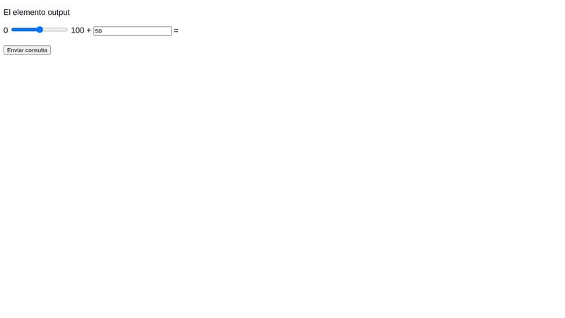 HTML Form Output Element