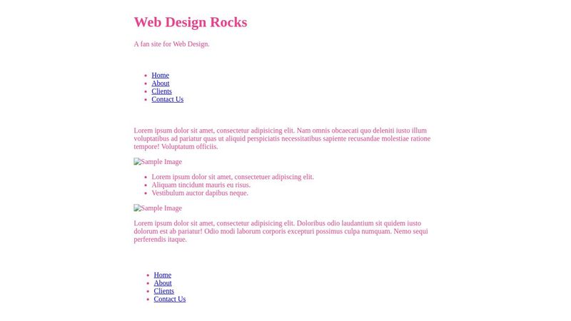 CSS Practice - Layout2