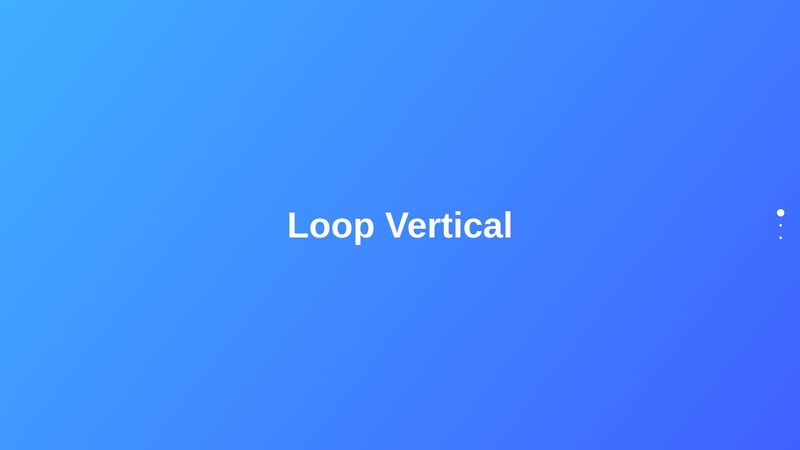 fullPage.js Loop Vertical Sections - Demo
