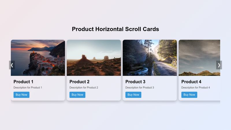 Products List Cards