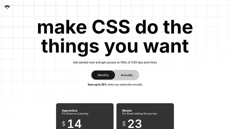 Bear Powered CSS Pricing Page w/ :has() 🤙