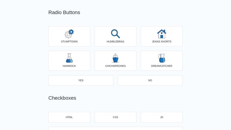 Radio Buttons & Checkboxes - Bootstrap 5