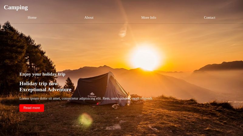 Pure html and css project.