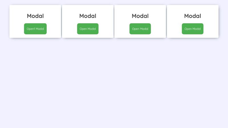 Pure CSS Modals