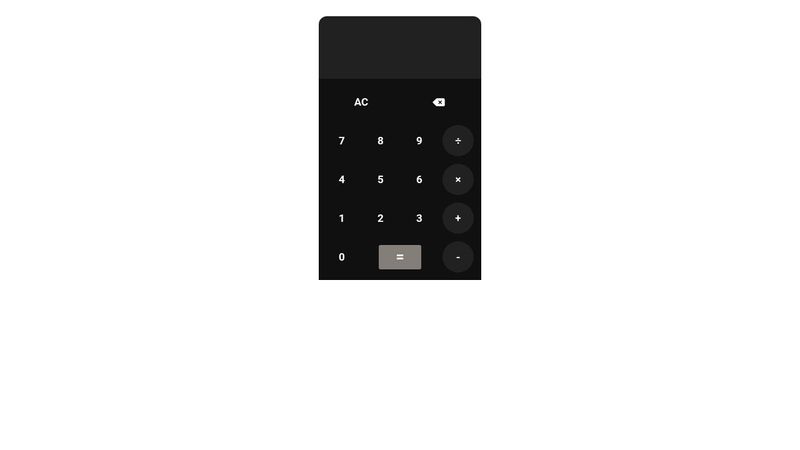 Calculator using JavaScript