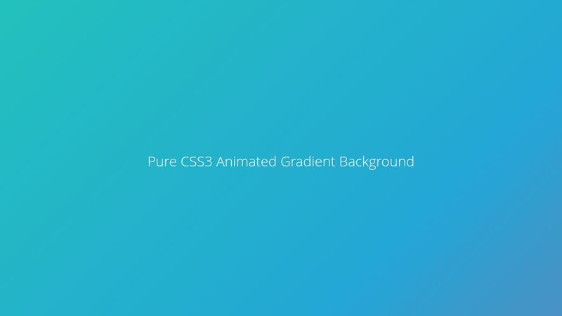 Gradient Animation - CSS