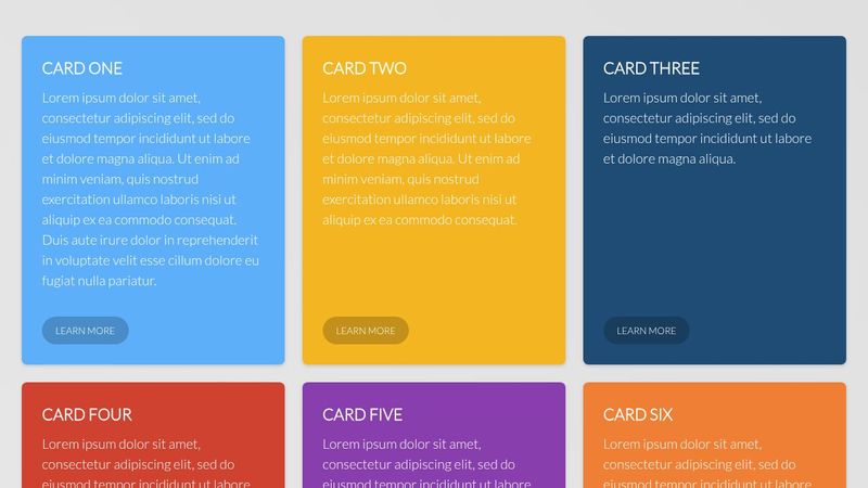 Responsive CSS Cards