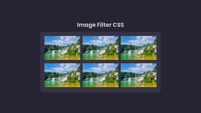 Image Filter CSS