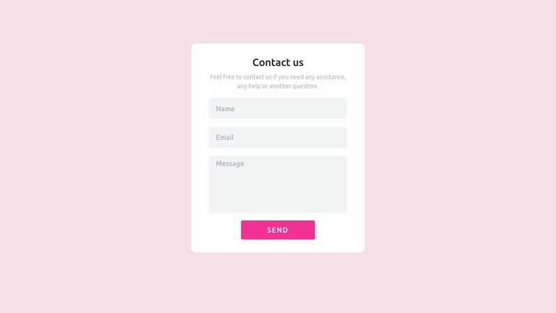 Bootstrap Contact Form