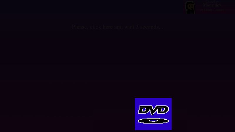 Bouncing DVD Screensaver Preset!