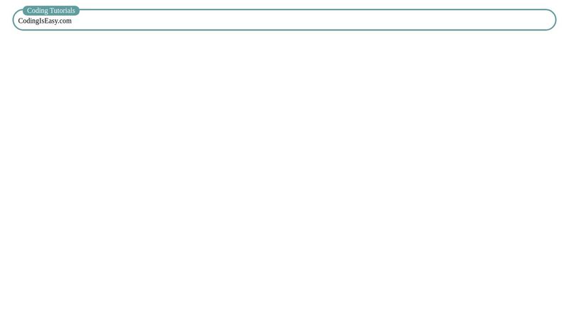 Text in Border with DIV & CSS (Position Absolute)