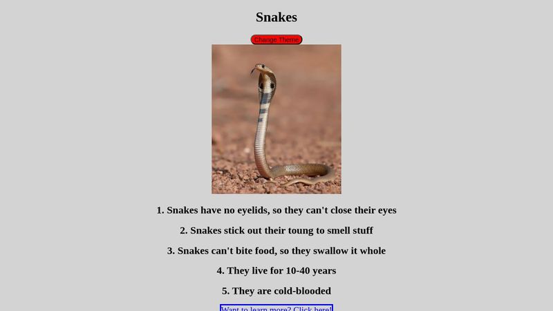 All About Snakes