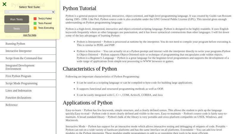 Python programming