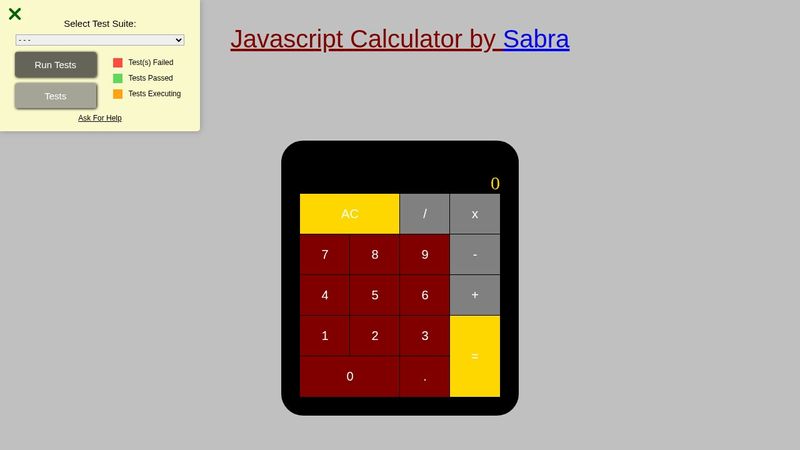 Javascript Calculator