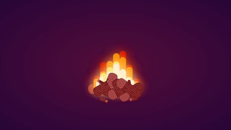 Fire animation on CSS