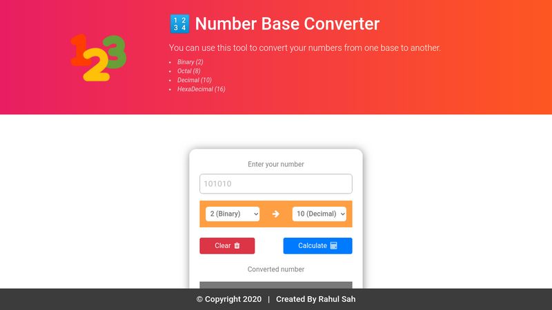 number base converter math