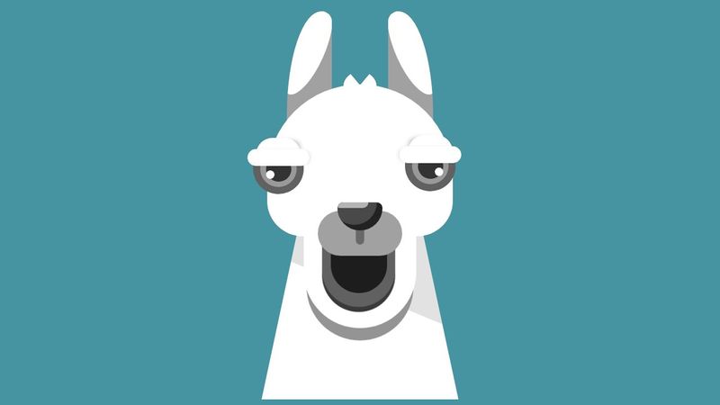 HTML & CSS Draw lama animal