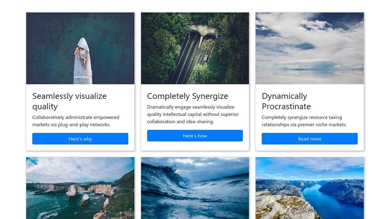 CSS Grid Card Example Responsive