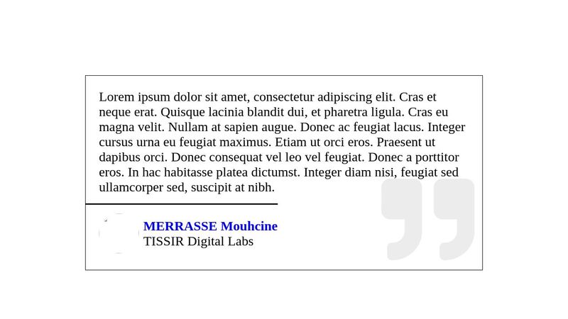 5 Quote and Testimonials Pure CSS