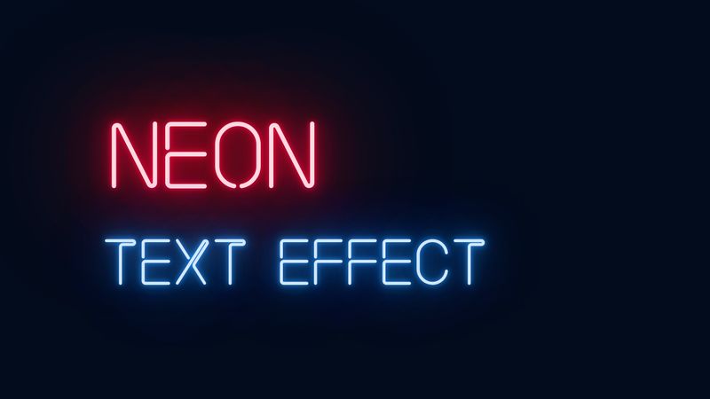 Neon Text Effect